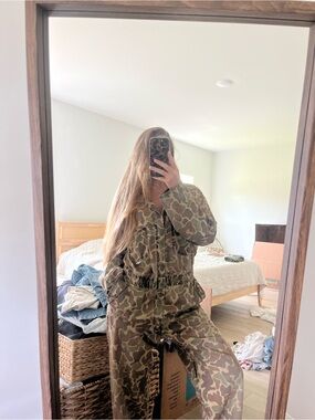 Vintage Duxbak Camo Jumpsuit